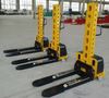 china New 500kg Self Loading Electric Pallet Stacker Warehouse Equipment Can Use Car With 800mm, 1000mm, 1300mm Lift Height